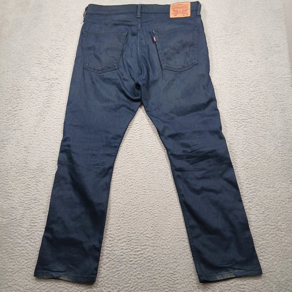 Levi's 513 Men's Jeans 36x30 Blue Slim‎ Straight Fit Denim